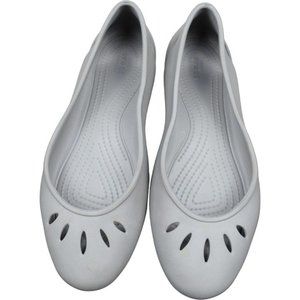 Crocs Flats Gray Iconic Comfort